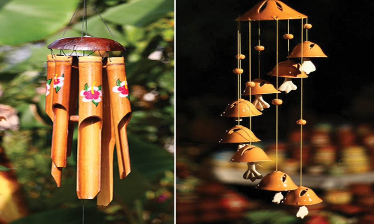 Wind Chime : A wind chime that brings beauty, pleasure, happiness, luck and health. All these are yours if placed in this direction