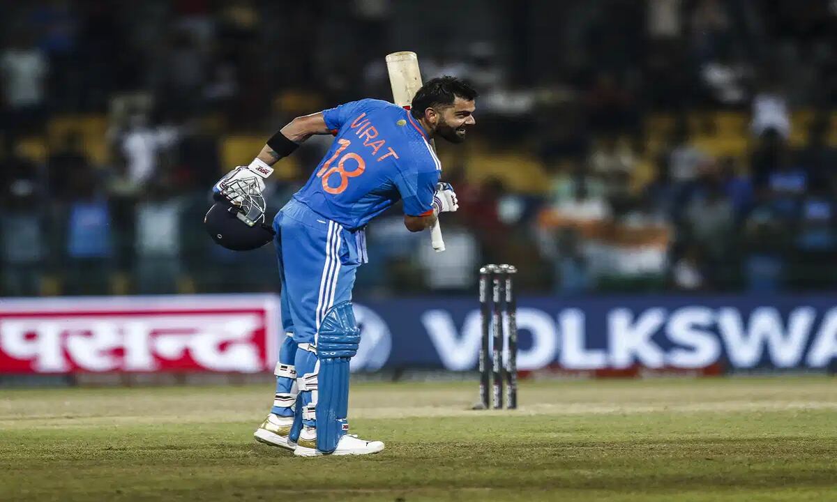 Virat Kohli's dominance in 2023 : Virat Kohli's dominance on the cricket field in 2023 with record breaking batting, broken records; ICC, IPL trophies as unattainable grapes