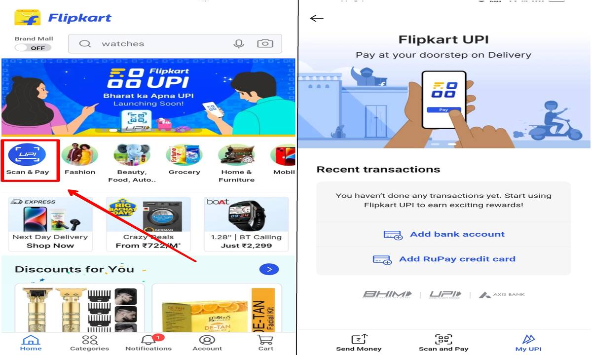 Flipkart UPI : For digital payments in India