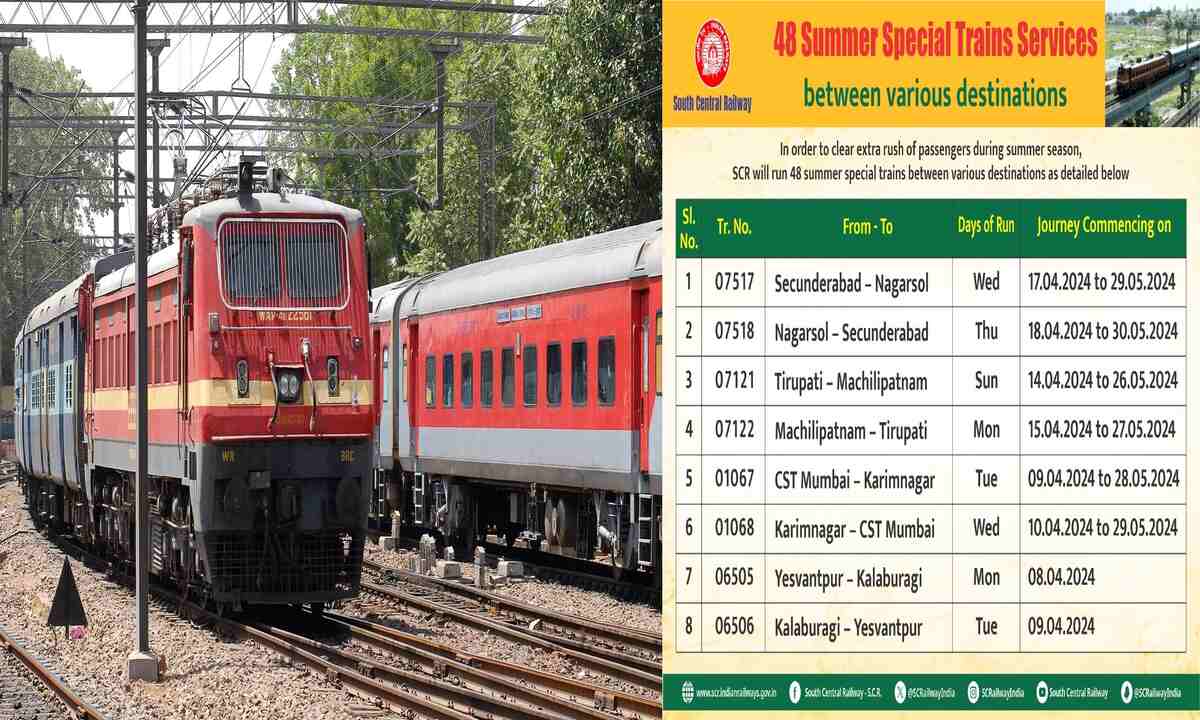 Summer Excellent special trains