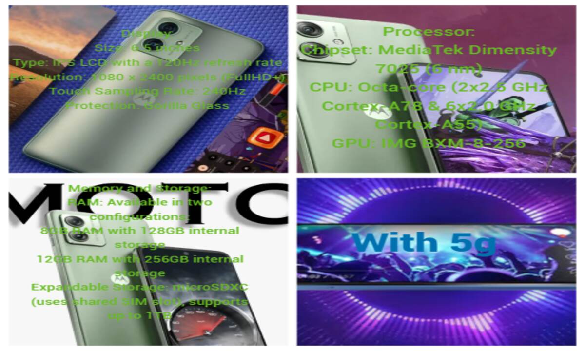 Moto G64 5G : World's first MediaTek Dimension 7025 chip set