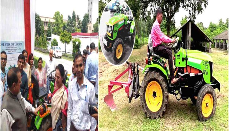 CSIR PRIMA ET11 is a compact electric tractor developed by CSIR-CMERI