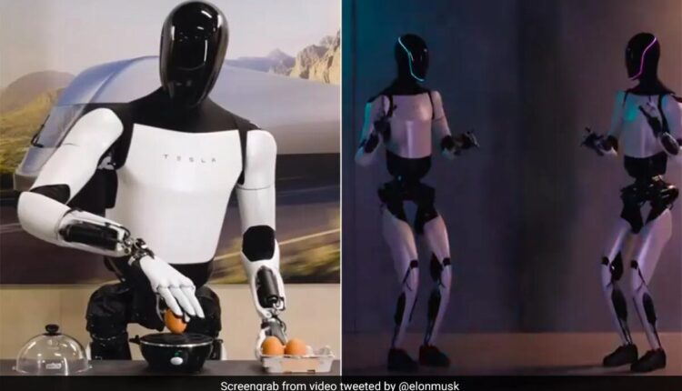 Elon Musk Tesla : Elon Musk has introduced Optimus Gen 2, a humanoid robot. Can dance and boil eggs. Find out more about Optimus Gen-2