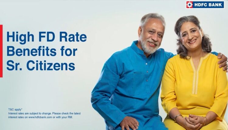 HDFC Fixed Deposit Plan : Senior Citizen Care Fixed Deposit Scheme by HDFC Bank with extended tenure. Check date, details here