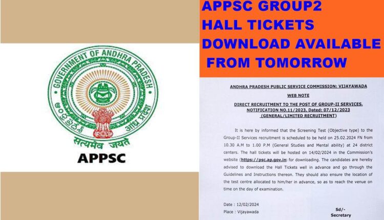 APPSC Group 2 Preliminary Exam Hall Tickets Release, Full Details for you