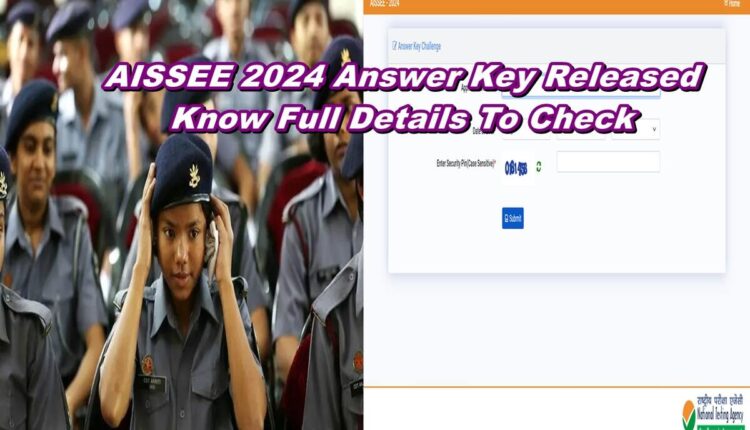 AISSEE 2024 Answer Key