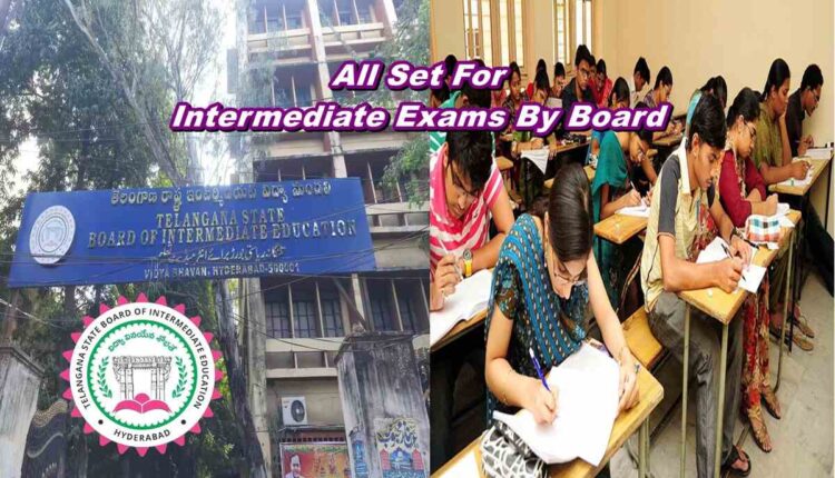 Inter exams will start from tomorrow and everything is ready for the exams
