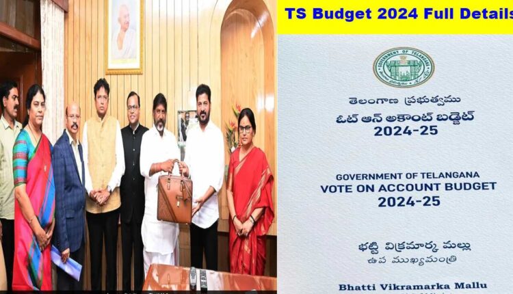 TS Budget 2024 Full Details
