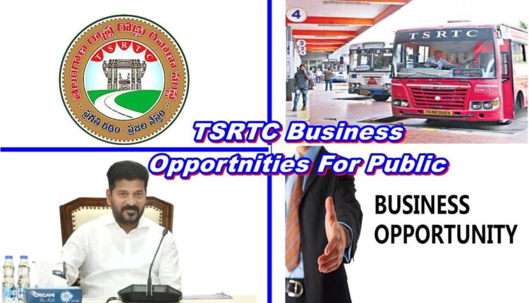 TSRTC Business Opportunities