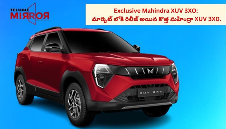 Exclusive Mahindra XUV 3XO